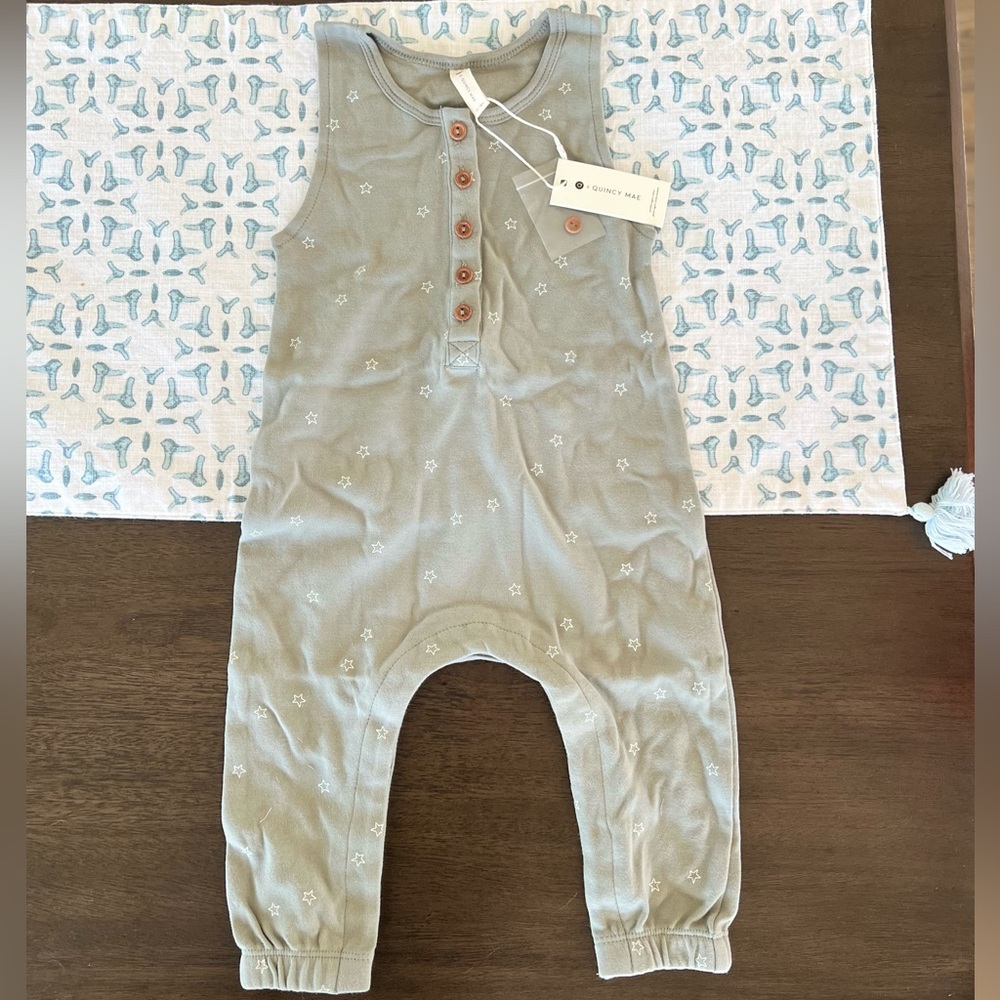 Quincy Mae Sleeveless Jumpsuit, 12-18M